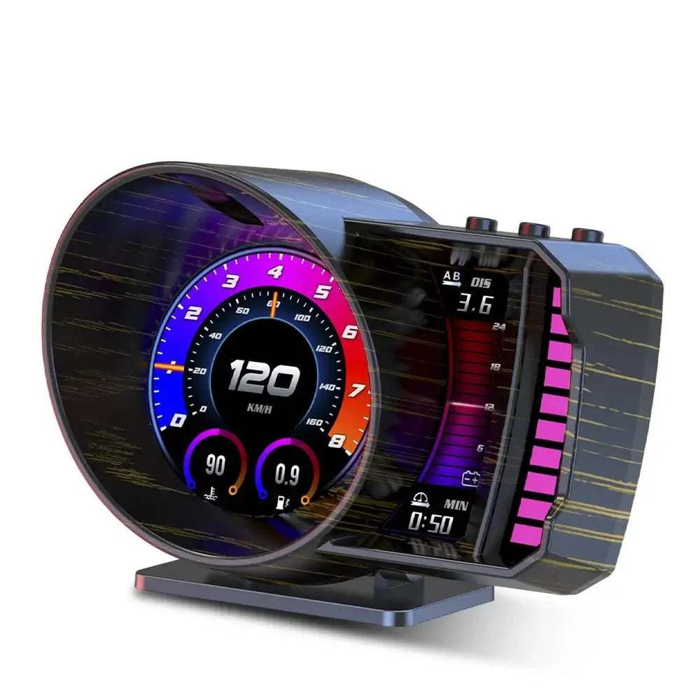3.5" Head-Up Display (HUD) til Bil – Digital Speedometer med OBD2