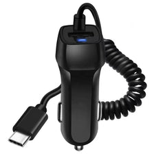 USB-C Biloplader 12V/24V – Hurtig Oplader til Mobiltelefon og Tablets