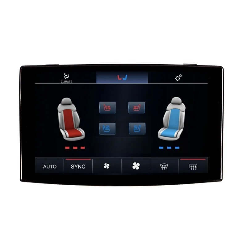 Audi A8 D3 (2005–2010) – digitalt klimapanel med LCD display