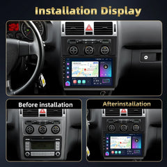VW Touran 03-10 - 10,1" Radio m. Apple CarPlay og Android Auto