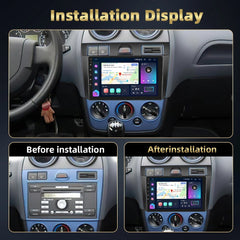 Ford Fiesta 06-11 - 9" Radio m. Apple CarPlay og Android Auto