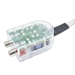 2-Kanals High to Low Converter – RCA Line Output Adapter til Bilradio