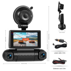 3" 2K Dashcam med 4 Kameraer – IPS Skærm, G-Sensor & DVR Optager