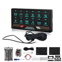 RGB 12-knappers Panel med Touchbetjening – 12V / 24V Styrepanel