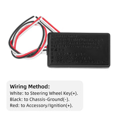 Trådløs Ratbetjening i kopholder – Universal Fjernbetjening til Bilradio