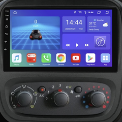 Opel Vivaro/Renault Traffic - 9" Radio m. Apple CarPlay og Android Auto (2+32GB)