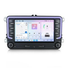 VW PQ35 (2006-2015) Apple CarPlay – 7” radio med ambient belysning