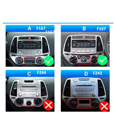 Hyundai I20 08-12 - 9" Radio m. Apple CarPlay og Android Auto