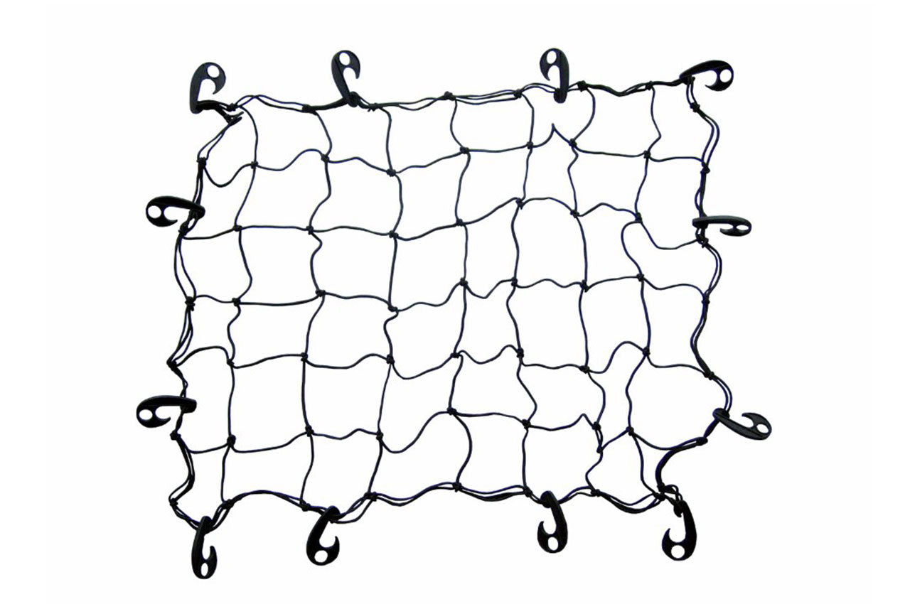 Fleksibelt bagagenet på 120 x 80 cm med monteringskroge