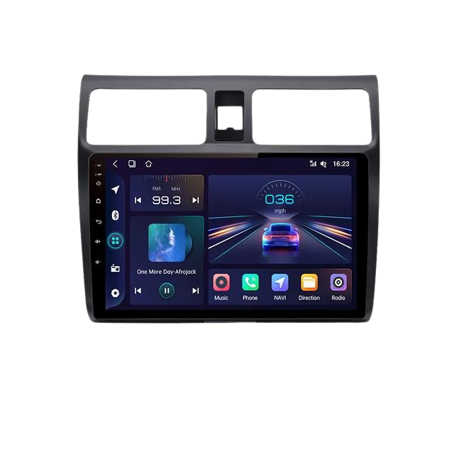 Suzuki Swift 2003-2010  - 9" Radio m. Apple CarPlay og Android Auto (2+64GB)