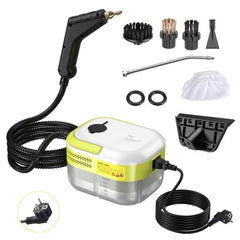 Højtryks Damprenser 2500W 1200 ml – 105°C Håndholdt Damprenser til Bil, Sofa, Vinduer & Køkken