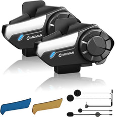 Motorcykel Intercom Bluetooth (2 stk.) | 1000 m Rækkevidde