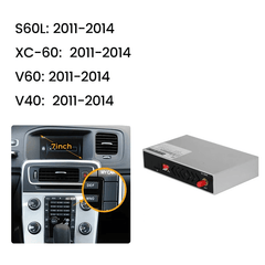 Trådløs Apple CarPlay & Android Auto modul – Volvo S60/XC60/V40/V60 11-18 til biler fra 2011-2014.