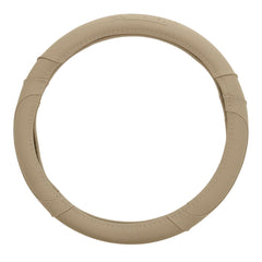 Beige ratbetræk til rat med diameter 36,8-39,4 cm