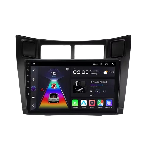 Toyota Yaris 05-12 - 9" Radio m. Apple CarPlay og Android Auto